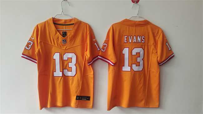 Youth Tampa Bay Buccaneers #13 Mike Evans Orange F.U.S.E Throwback Vapor Untouchable Limited Stitched Jersey->arizona cardinals->NFL Jersey